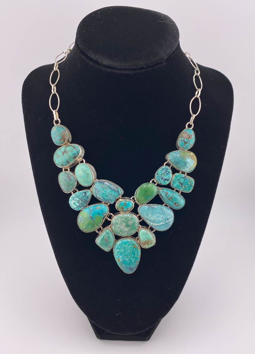 N0001 - TURQUOISE NECKLACE 19"