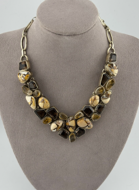 Crazy Lace Agate Necklace