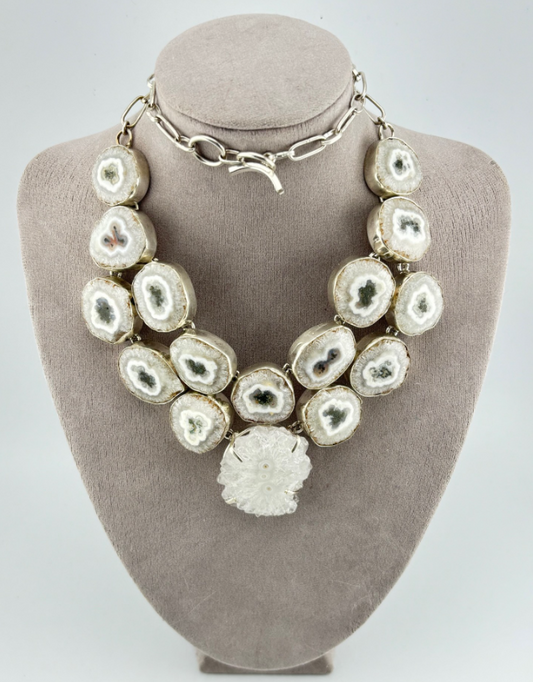 E44411 - Solar Quartz Necklace 45 cm