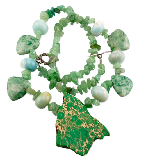 Multi Gemstones Handmade Necklace