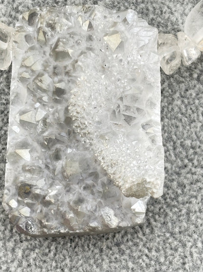 Agate Druzy Necklace with Toggle Clasp