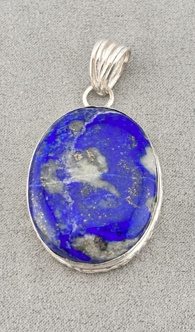 Lapis Lazuli Pendant 1.5"