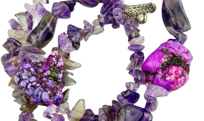 Multi Gemstones Handmade Necklace 48mm