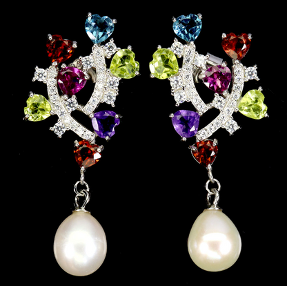 Amethyst 4mm 925 Sterling Silver Earrings