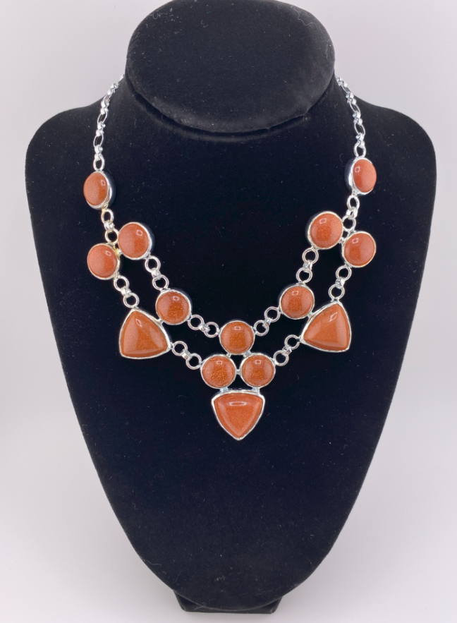 N0009 - Sun Sitara Necklace 16"