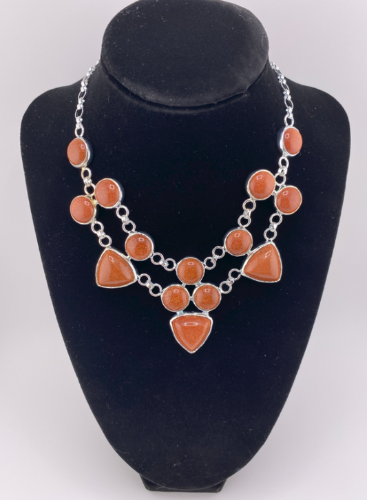 N0009 - Sun Sitara Necklace 16"